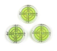 32mm For Spirit Level Bubble for Bullseye Type Instruments for Caravan Interior Adjustment Shelf Bracket Leveling Desk Setup and Industrial Tools