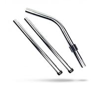 32mm Heavy Duty Extension Tube Pack of 3 Compatible for Henry & Hetty Hoover | Chrome Rods for Numatic Vacuum Cleaners | Compatible Henry Hoover Pipe Replacement | Hetty Parts | Vacuum Spare Tube Set