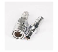 32mm Hose Barbs Brass Nickel Plated Fuel Line Gas Quick Disconnect Coupler Marine Pipe Fitting Boat