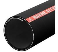 32mm ID Black 6 Metre Length Rubber Marine Fuel & Oil Hose - AutoSiliconeHoses