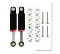 32mm Internal Spring Air Damper Shock Absorbers Compatible with 1/24 Scale RC Crawler Cars Compatible With SCX24 AXI90081 AXI00002 AXI00001 Models(2PCS Black)