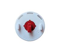32mm Louvolite Roller Blind Sidewinder (White - Red Pin (Up to 3.6kg))