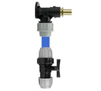 32mm Mdpe Wall Flange Kit With 3/4 " 19mm Brass Straight Barb And 32mm Mdpe Valve No Pipe