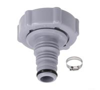 32mm Plastic Pool Adapter with Steel Hose Clamp