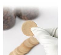 32mm Precision Fit Coffee Filter Paper 500pcs Pack(1000pcs) | 32mm precise fit, natural wood pulp, high water permeability, 100pcs pack, home brewing essential