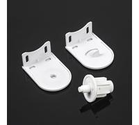 32mm Roller Blind Repair Kit - Heavy Duty Window Shade Brackets & Mounting Hardware - Fix Broken Blinds for 32mm/1.25” Roller Tubes - Fits Most Roller Shades, White