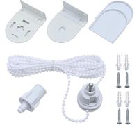 32mm roller bling Fittings, Roller Blind Mechanism, Roller Blind Chain, Upgrade Metal Bracket Roller Blinds Fittings Replacement Kit for Windows