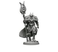 32mm Scale - Armoured Champion with Halberd - Durable Resin Miniature for DND & Fantasy TTRPGs - Heroic Warrior Figure