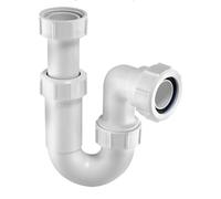 32mm Telescopic P Trap, Universal Sink U-Bend, DIY-Friendly Installation, Leak-Proof Design