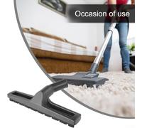 32mm to 35mm Vacuum Cleaner Floor Nozzle Head Tool for Hard Floors with Roller Wheels, Compatible with Upright and Canister Vacuums, Black AB(32MM Head)