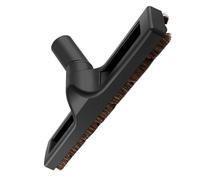 32mm Vacuum Cleaner Floor Brush Attachment with Horsehair Bristles, Universal Hard Floor Tool and Carpet Brush, 360 Degree Scratch-Resistant Rubber Wheels,