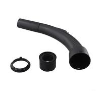 32mm Vacuum Hose Connector | Curved Plastic Bent Handle Nozzle Adapter for 32mm ID 39mm OD Threaded Hose | Corner Cleaning Tool for Home Furniture Keyboard Air Vents -