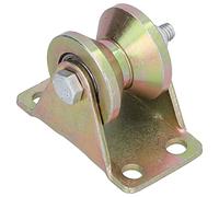 32mm VGroove Wheel Heavy Duty Steel Guide Pulley with 2.5mm Bracket for Sliding Gate Wire Rope Rail