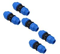 32mm x 25mm MDPE Reducing Coupler Pipe Union Cold Water System Fitting 5PK