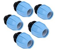 32mm x 3/4" MDPE Male Adapter Compression Coupling Fitting Water Pipe 5PK