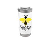 32nd Birthday The Queen Bee is 32 Years Old Bumblebee Stainless Steel Insulated Tumbler