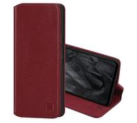 32nd Classic Series 2.0 - Real Leather Book Wallet Flip Case Cover For Google Pixel 8 Pro, With RFID Blocking Card Slot, Magnetic Closure and Built In Stand - Burgundy