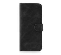 32nd Essential Series - Book Wallet PU Leather Flip Case Cover For Samsung Galaxy S10, Design With Card Slot and Magnetic Closure - Black