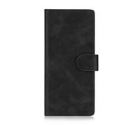 32nd Essential Series - Book Wallet PU Leather Flip Case Cover For Samsung Galaxy S10 Plus, Design With Card Slot and Magnetic Closure - Black