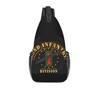 32nd Infantry Division Red Arrow Sling Bag Unisex Crossbody Sling Backpack Shoulder Chest Bag For Women Men Travel Hiking Daypack