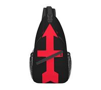 32nd Infantry Division Red Arrow Sling Bag Unisex Crossbody Sling Backpack Shoulder Chest Bag For Women Men Travel Hiking Daypack