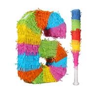 32nd Piñata Birthday Party Game with Stick - Number 6