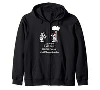 32nd Wedding Anniversary Funny Couple 32 Years Together Zip Hoodie