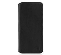 32ndShop 32nd Classic Series 2.0 - Real Leather Book Wallet Flip Case Cover For Samsung Galaxy A51 5G (2020), Real Leather Design With Card Slot, Magnetic Closure and Built In Stand - Black