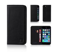 32nd Classic - Real Leather Book Wallet Case For Apple iPhone 5, 5S & SE (2016)