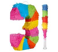 32ndShop 32nd Piñata Birthday Party Game with Stick - Number 3