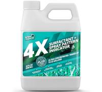 32oz 4X Spray Pattern Indicator Dye + Surfactant, Makes 32 Gallons of Wetting Agent for Lawn & Turf Mark - Effective Spray Indicator, Liquid Blue Dye for Marking Turf, Easy to Mix & Apply