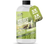 32oz Bird Bath Cleaner, Cleans 160 Gallons of Water, Ideal Fountain Cleaner Safe for Birds, Bird Bath Fountains Clarifier, Liquid Birdbath and Fountain Maintenance, Promotes Clean & Clear Water
