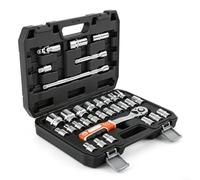 32Pc 1/2 Drive Socket Set 8-32mm Chrome Vanadium Steel