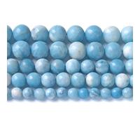 32pcs 12mm Larimar Beads Natural Gemstone Round Loose Beads for Jewelry Making Crystal Energy Healing Power