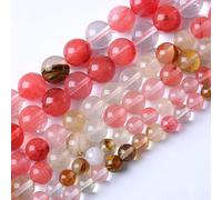 32PCS 12MM Watermelon Tourmaline Stone Beads Natural Gemstone Bead Crystal Jewelry Making DIY 15 inches Eu9-k9985