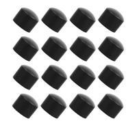 32pcs 15.8mm Foosball End Cap Plastic Rod Cover Play Home Use | Black round Plastic Plug Impact Cushioning, Prevents Rods from Shifting, Suitable for Foosball Table Owners and Office