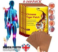 (32PCS=4PACK) Tiger Patch Chinese Medical Back Heat Pain-Relief Plaster Pad Balm Arthritis