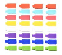 32pcs Cable Labels,Write On Cord Labels,Multi-Color Cable Cord Label,Reusable Nylon Cord Label,for Cord Management,Identification,Organisation of Wire Tags