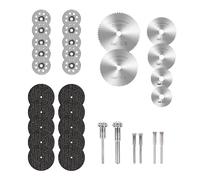 32PCS Cutting Discs for Dremel Rotary Tool, Diamond Metal Wood Cutting Wheels With 1/8 Inch Shank for Dremel, Circular Saw Blades, Resin Cutting Discs, Diamond Cutting Wheels