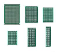 32PCS Double Sided PCB Prototype Boards Set for DIY Electronics, Sensor Testing, and Component Assembly with Multiple Sizes