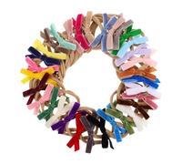 32Pcs Girl Elastic Headbands Fluffy Bow Soft Hairbands for Newborns Boy Girl and Accessories for All Day Comfort and Style