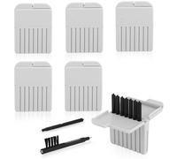 32pcs Hearing Aid Wax Guard Filters + Cleaning Brush, Compatible with Phonak, Widex & Unitron Hearing Aid Replacement Accessories Kit
