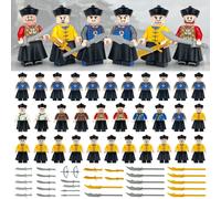 32PCS Kinds of Qing Dynasty Green Camp Soldiers Imperial Guard Building Block Toys