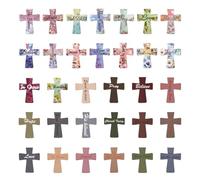 32pcs Magnetic Cross Bookmarks, Christian Bible Verses Bookmarks Magnetic Page Markers for Women Students School Church Bible Study Gifts (2 Styles)