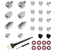 32Pcs PC Screws Standoffs Set for M.2 NVMe SSD Mounting Screws Case for MSI ASUS or Gigabyte Motherboard