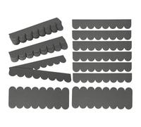 32Pcs Roofing Felt For Bird House,Mini Roof Shingles,Premium Asphalt Roof Shingles,Self-Adhesive Roofing Felt Waterproof for Nesting Box Rabbit Hutch Dog House Insect Hotel (Grey)