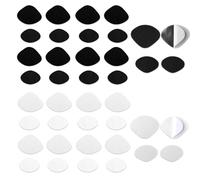 32PCS Shoe Hole Repair Patch Kit Self Adhesive Leather Heel Repair Patches, Strong Sneaker Trainer Heel Protectors, Instant Fix for High Heels, Boots, Running Shoes, Extends Shoe Lifespan