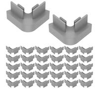 32pcs Tray Stackers Compatible with Harvest Right Freeze Dryer, Space Saving Freeze Dryer Tray Stacking Holder Dried Food Storage for Home Kitchen(Grey)