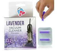 32PCs Vacuum Cleaner Air Freshener, Lavender Scented Capsules, Pet Friendly Carpet Freshener, Universal Fit All Vacuums | Odour Eliminator