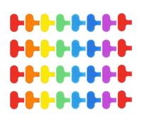 32pcs Writable Data Cables Label Reusable Multi-Color Nylon Tags Erasable Wire Headphones Markers Home Office Storage Supply for Office Wire